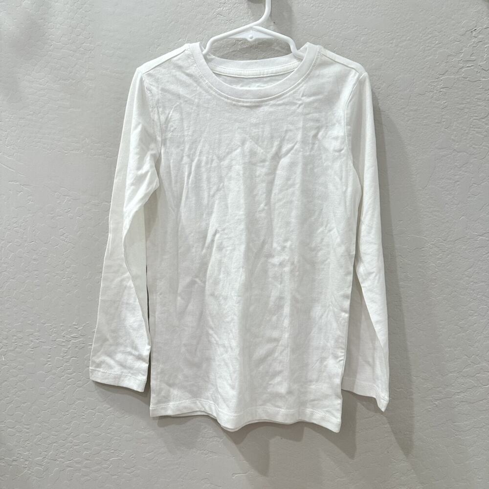 Primary White Long Sleeve Shirt